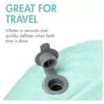 ⁦Boon Puff Inflatable Bather - Aqua⁩ - الصورة ⁦4⁩