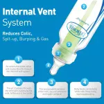 Dr. Brown's Natural Flow, Anti-colic Baby Bottle- Narrow 60ml - Image 2