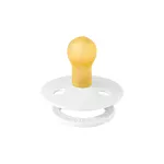 ⁦Bibs Colour Natural Rubber Latex Pacifier Size 1 – Baby 0-6M (1pc) – White⁩ - الصورة ⁦2⁩