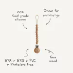 ⁦mushie Pacifier Clip⁩ - الصورة ⁦2⁩