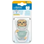 ⁦Dr. Brown's Prevent Orthodontic Soother Pacifier, 2pcs. (6-18M)⁩ - الصورة ⁦3⁩