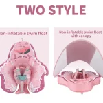 SwimBobo, Air Free Baby Floats- Light Pink, 6-24 Months - Image 6