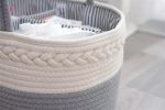 Cotton Rope Woven Storage Basket - Image 3