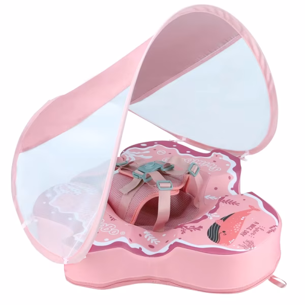 SwimBobo, Air Free Baby Floats- Light Pink, 6-24 Months
