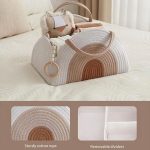 ⁦Portable Diaper Storage Basket- Cotton Rope⁩ - الصورة ⁦5⁩