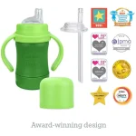 ⁦Green Sprouts Sip & Straw Cup made from plants 177ml.⁩ - الصورة ⁦5⁩