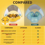  SwimBobo, Swimming Ring Floating with Canopy- Bee, 6-24 Months - Image 2