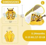 SwimBobo, Swimming Ring Floating with Canopy- Bee, 6-24 Months - Image 6