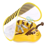  SwimBobo, Swimming Ring Floating with Canopy- Bee, 6-24 Months