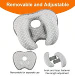 Neck and Head Support Pillow- Grey - الصورة 4