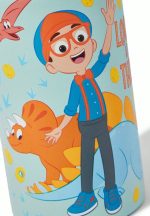 ⁦Blippi Insulated Cup With Straw And Spill-Proof Lid 360ml⁩ - الصورة ⁦2⁩