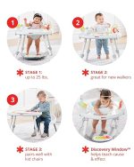 ⁦Skip Hop, Baby's View 3- Stage Activity Center, Silver Lining Cloud⁩ - الصورة ⁦4⁩