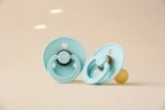 Bibs Colour Natural Rubber Latex Pacifier Size 1 – Baby 0-6M (1pc) – Mint Blue - Image 2