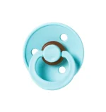 Bibs Colour Natural Rubber Latex Pacifier Size 1 – Baby 0-6M (1pc) – Mint Blue
