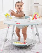 ⁦Skip Hop, Baby's View 3- Stage Activity Center, Silver Lining Cloud⁩ - الصورة ⁦2⁩