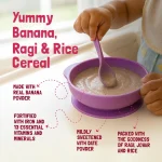 Slurrp farm Cereal for little ones - Banana, Ragi & Rice with Milk, 200g. - Image 4