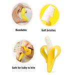 ⁦Baby Banana Training Toothbrush for Infants to 1 year⁩ - الصورة ⁦3⁩