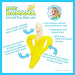 ⁦Baby Banana Training Toothbrush for Infants to 1 year⁩ - الصورة ⁦2⁩