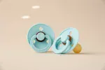 Bibs Colour Natural Rubber Latex Pacifier Size 1 – Baby 0-6M (1pc) – Mint Blue - Image 2