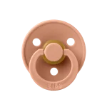 BIBS Colour Natural Rubber Latex Pacifier Size 1 - Baby 0-6M (1pc) - Peach