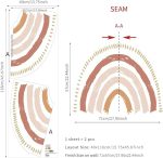 Large Rising Rainbow Wall Sticker (JY024) - Image 2