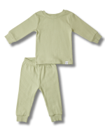 KYND Solid Pajamas- Green - Image 3