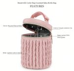 Insulated Round Bottle Carrying Bag - الصورة 4
