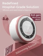 ⁦MomCozy V1 Pro Breast Pumps Hospital-Grade Suction⁩ - الصورة ⁦9⁩