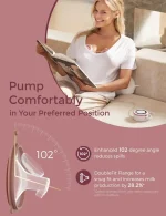 ⁦MomCozy V1 Pro Breast Pumps Hospital-Grade Suction⁩ - الصورة ⁦5⁩