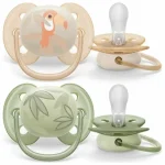 Philips Avent Ultra-soft Pacifier 0-6 Months (Bird/ Leaves)