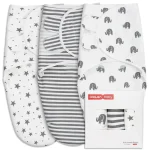 Baby Swaddle Blanket, 0-3 Months (3Packs)