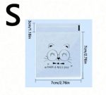 Random Cartoon Pattern Transparent Sandwich Bags - الصورة 3