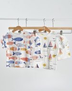 KYND Tops & Shorts- Fish Crew/ Sun & Sail (2 packs)