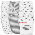 Baby Swaddle Blanket, 0-3 Months (3Packs)