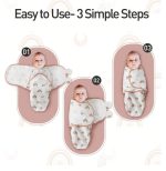 ⁦Baby Swaddle Blanket, 0-3 Months (3Packs)⁩ - الصورة ⁦13⁩