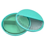 melii Spin Snack Container, 3 compartments- Green - الصورة 4