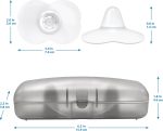 Dr. Brown's Butterfly Nipple Shields, 2 Shields + 1 Case (Size 1- 20mm) - الصورة 11
