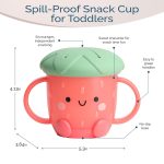 Itzy Ritzy Snack Cup with silicone lid - Image 4