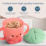Itzy Ritzy Snack Cup with silicone lid - Image 5