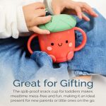 Itzy Ritzy Snack Cup with silicone lid - Image 6