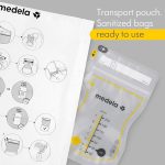 Medela, Easy Pour Breast Milk Storage Bags, 210ml (100pcs) - الصورة 3