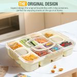 ⁦Caperci Snackle on the go, Snack Box Container, 10 compartments⁩ - الصورة ⁦2⁩