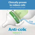 Dr. Brown's Natural Flow, Anti-colic Baby Bottle GLASS- Wide Neck 150ml - Image 2