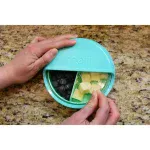 melii Spin Snack Container, 3 compartments- Green - Image 5