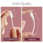⁦MomCozy Baby Oral Cleaner, Three-dimensional Spiral, 40pcs.⁩ - الصورة ⁦2⁩