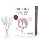 MomCozy Baby Oral Cleaner, Three-dimensional Spiral, 40pcs.