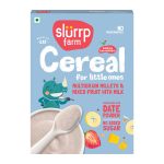 Slurrp Farm Cereal for little ones multigrain millets and mixed fruit with milk 200g