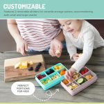 melii Snackle Box Mini, 6 Adjustable Compartments - Image 5