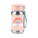 ⁦Skip Hop Spark Style Stainless Steel Straw Bottle- Sky⁩ - الصورة ⁦2⁩