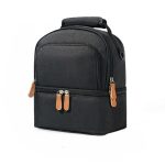 Thermal Organizer Cooler Bag- Black